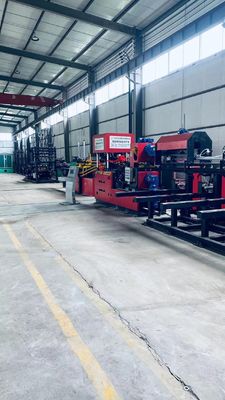 터치 스크린 PLC 스틸 바 웰딩 기계 정확도 12-15m 웰딩 속도 70-270mm 웰딩 높이